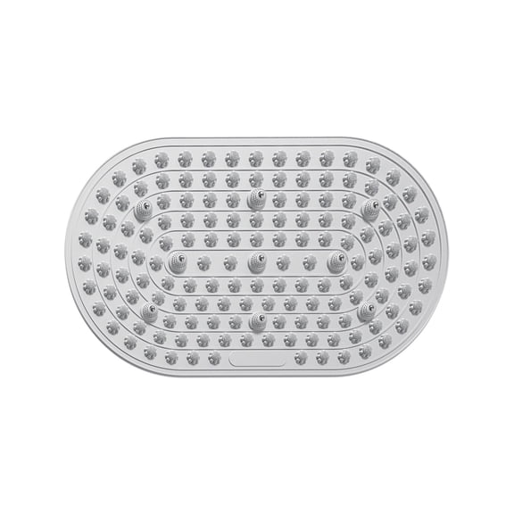 Bathroom Foot Massager Mat Tpe Shower Mat with Acupressure Nodes Non Slip Backing Quick Drying Foot Massage Bath Mat for Home Spa Relaxation, A Bathroom Mat