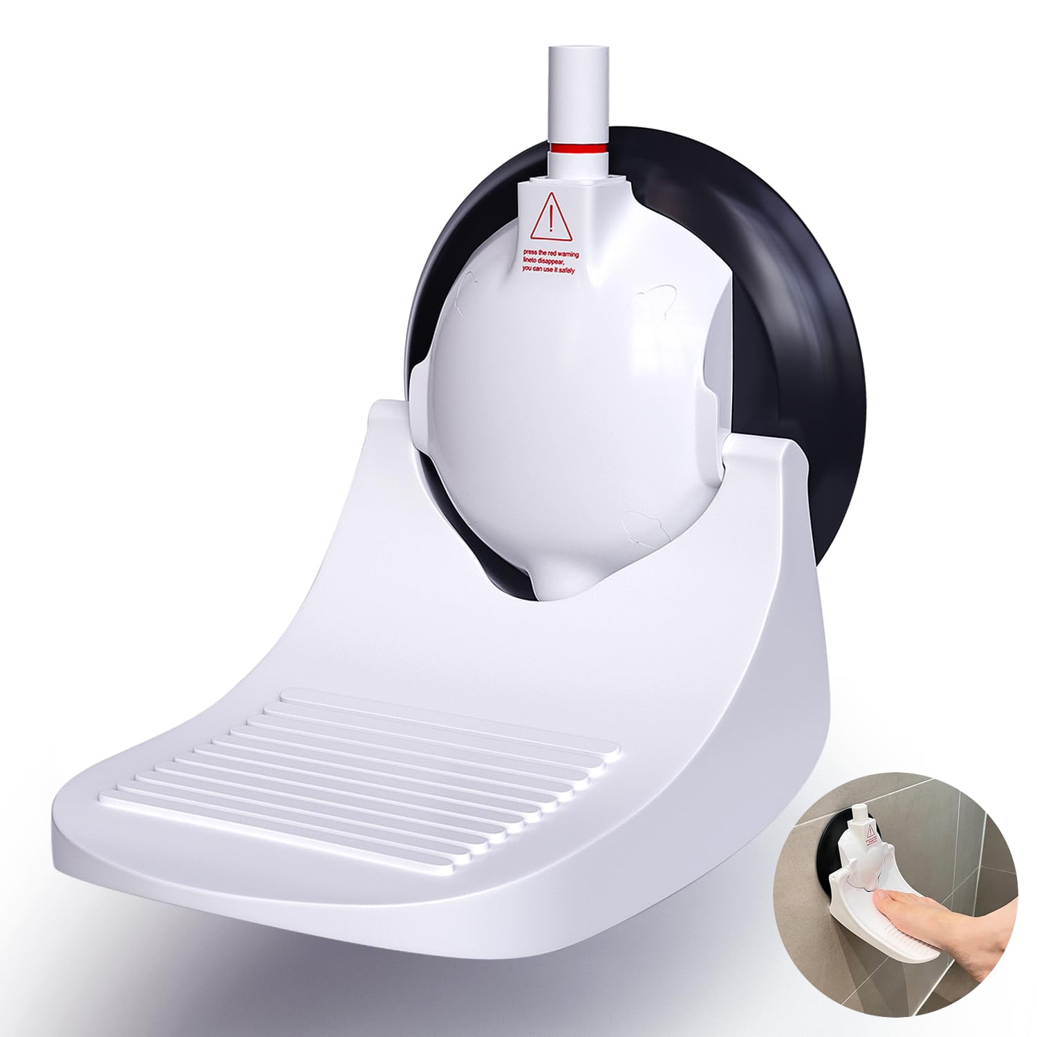 Shower Foot Rest for Shaving Legs, HeavyDuty Bathroom Suction Cup Foot