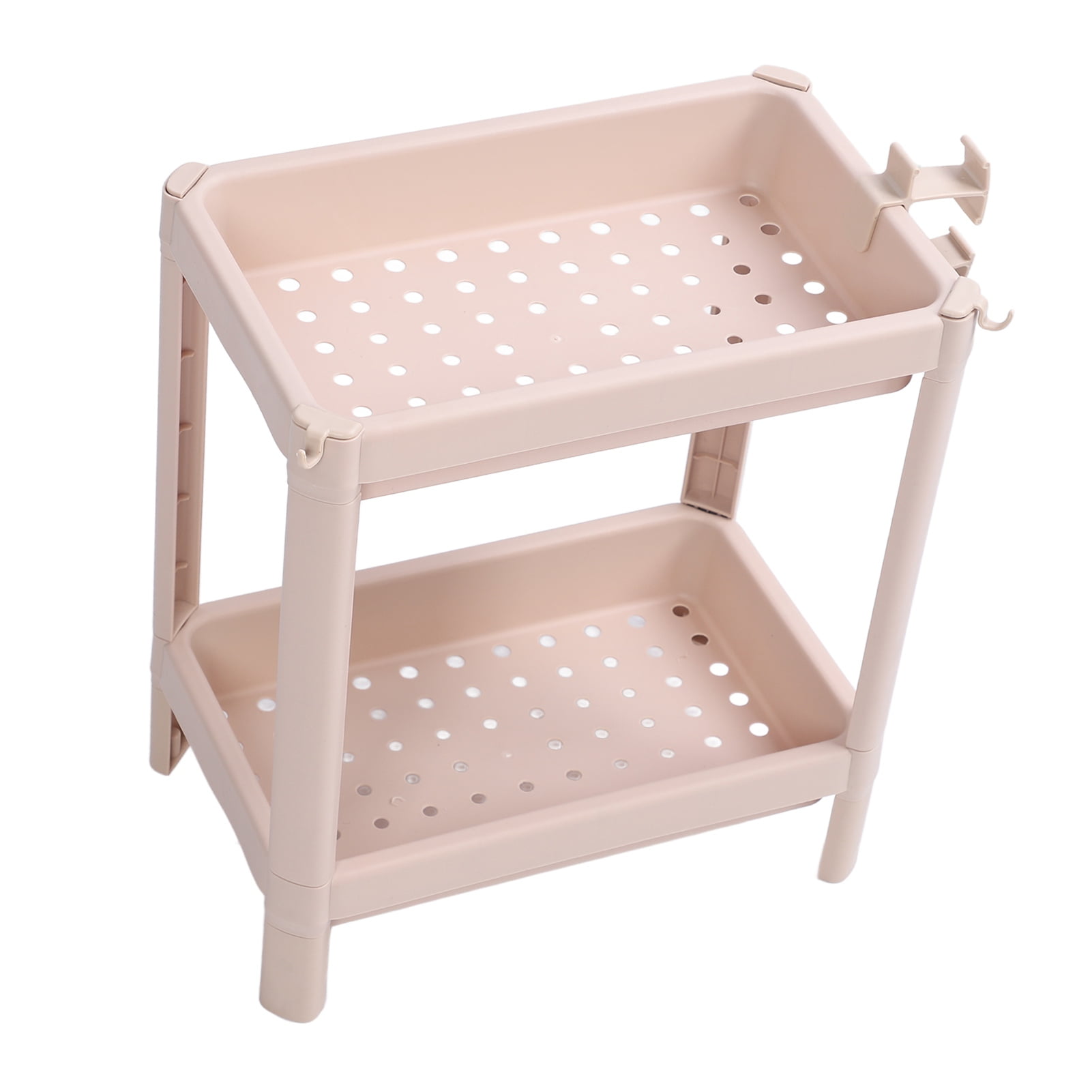 Bathroom Freestanding Shelf, Plastic Corner With Multi Layer Shelving