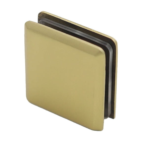 Bathroom Glass Installation Thickness 4Mm U-Clamp For Tempered Glass U-Clamp For Tempered Glass Panels Installation Hardware