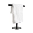 thumbnail image 1 of Bathroom Hand Towel Holder Stand，T-Shape Hand Towel Holder Stand SUS304 Stainless Steel Matte Black for Bathroom，Kitchen or Vanity Countertop, 1 of 5