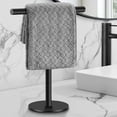 thumbnail image 1 of Bathroom Hand Towel Holder Stand T-Shape Hand Towel Holder Stand SUS304 Stainless Steel for Bathroom Kitchen or Vanity Countertop, 1 of 6