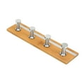 Bathroom Hand Towel Sponge Rail Rack Hanger Adhesive Holder with 4