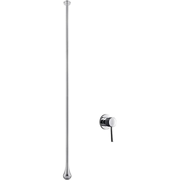 Bathroom Hang Ceiling Deck Mount Basin Faucet Water Drop Faucet Single Handle Hot and Cold Bathtub Faucet Long Spout Mixer Tap