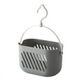 thumbnail image 1 of Bathroom Hanging Basket with Rope Hook Storage Gray, 1*Basket, FNGZ Plastic Shower Caddy Basket Hanging Bathroom Dorm Organizer Portable Storage Caddy Tote for Garden Tools Cleaning, 1 of 4