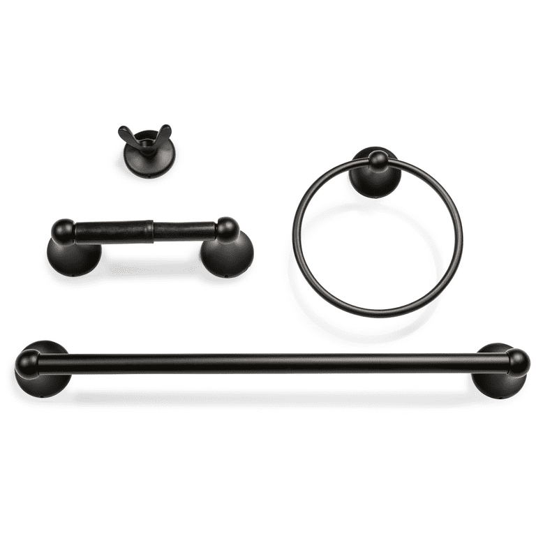Bathroom Hardware Accessory Set Includes 24 Towel Bar, Toilet