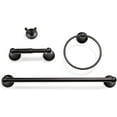 Bathroom Hardware Accessory Set Includes 24 Towel Bar, Toilet Paper ...