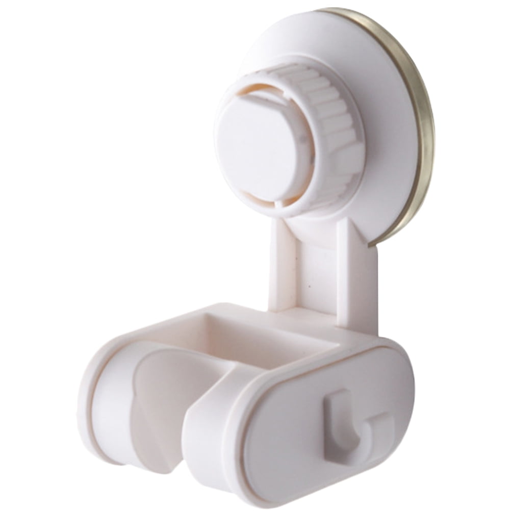 Adjustable Suction Bracket Handheld Shower Head Holder & Hand Set – Silver