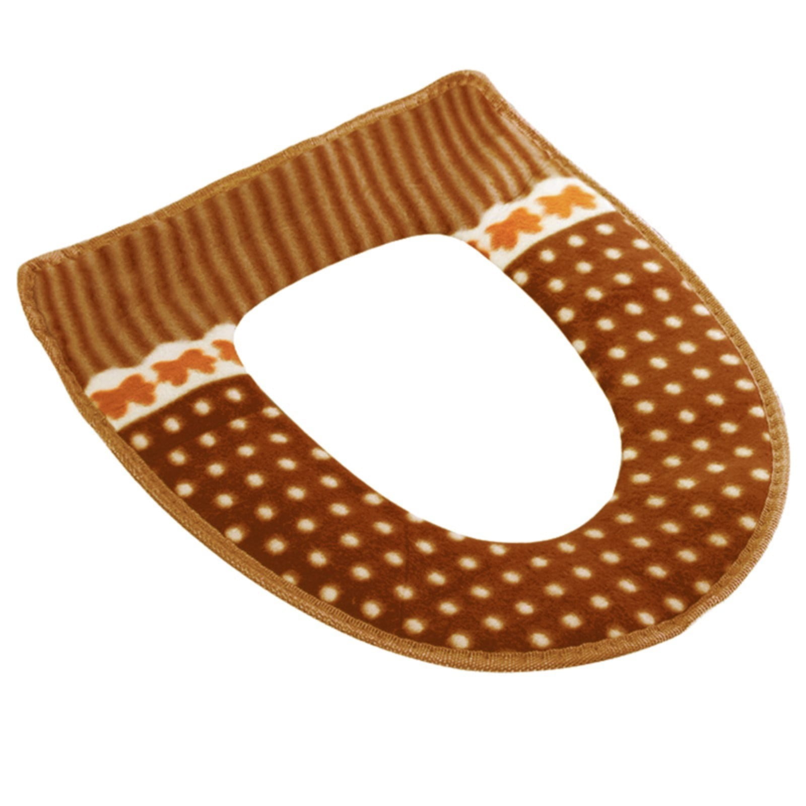 Bathroom Heated Rug Genteel Bath Mat Oval Toilet Seat Cover Non Bath