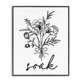 thumbnail image 1 of Stupell Industries Victorian Bathroom Herb Soak Black Framed Giclee Art, 11 x 14, by Lettered and Lined, 1 of 8