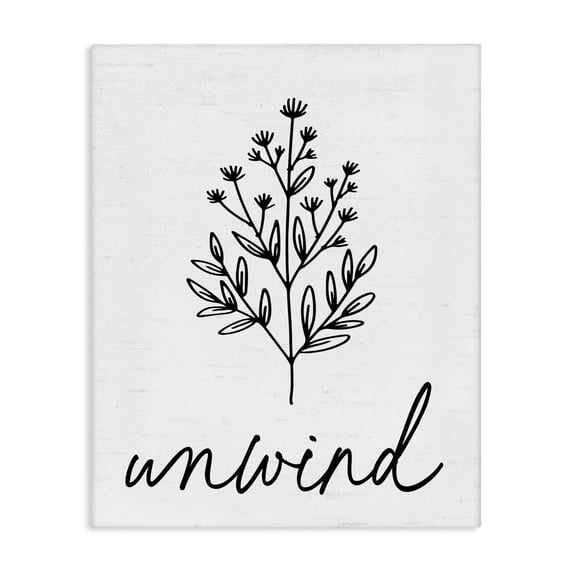 Stupell Industries Victorian Bathroom Herb Unwind Canvas Art, 24 x 30, by Lettered and Lined
