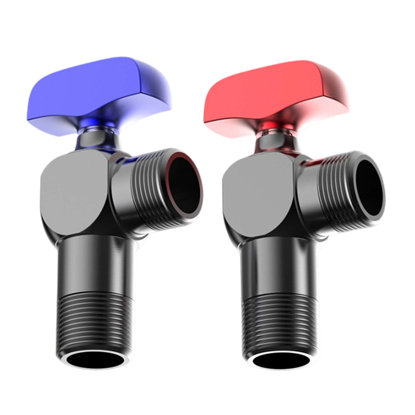 Waster Shut Off Sign Bathroom High Flows Hot/Cold Water Shut Off Valves 1/2inch Turn Angles ...