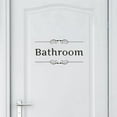 Bathroom Home Wall Sticker Decal Bedroom Door Art Mural wall stickers