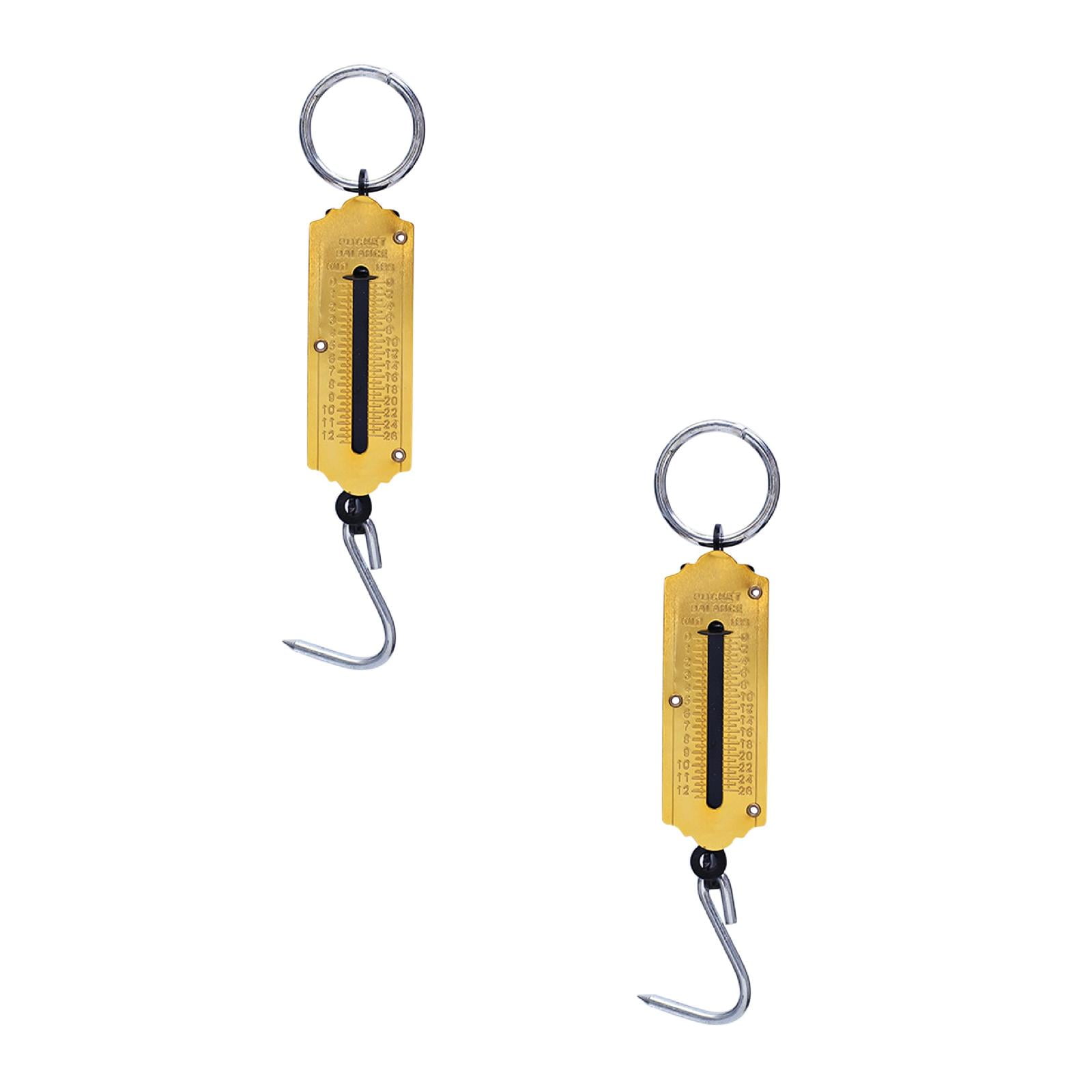 Bathroom Hooks For Strips Hooks,Yellow Portable Mechanical Scale Hook Weigh