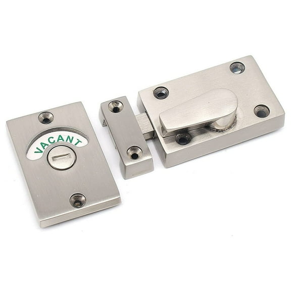 Bathroom Indicator Bolt Vacant Engaged Privacy Wc Toilet Door Lock Satin Brass Satin Nickel Smile Home