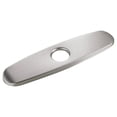 thumbnail image 1 of Bathroom Kitchen Sink Sink Base Decorative Panel Faucet Decorative Plate Bathroom Faucet Escutcheon Plate Tap Cover Deck Plate Faucet Plate Hole Cover Faucet Deck Plate 10INCH BRUSHED NICKEL, 1 of 8