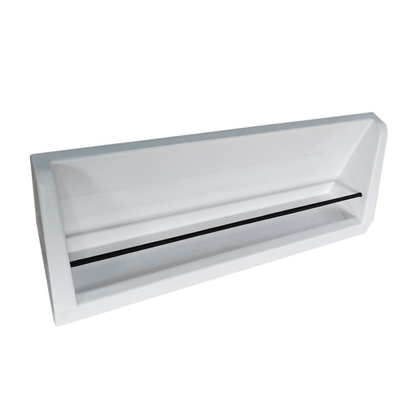 Bathroom Kitchen Travel Trailer Space Saving Shower Shelf Organizer for Soap Shampoo Storage, Rustresistant Easy Stick