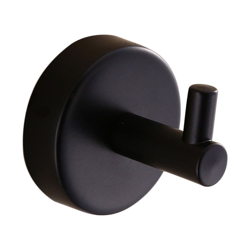 Bathroom Lavatory Towel Hanger Wall Mounted Single Clothes Hook Non ...