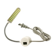 Bathroom Light Fixtures CaalLogt 30LED Sewing Machine Light Lamp Magnetic Fixed Base Flexible Bendable Tube Goose Neck Design for Housework Household Duties Chores