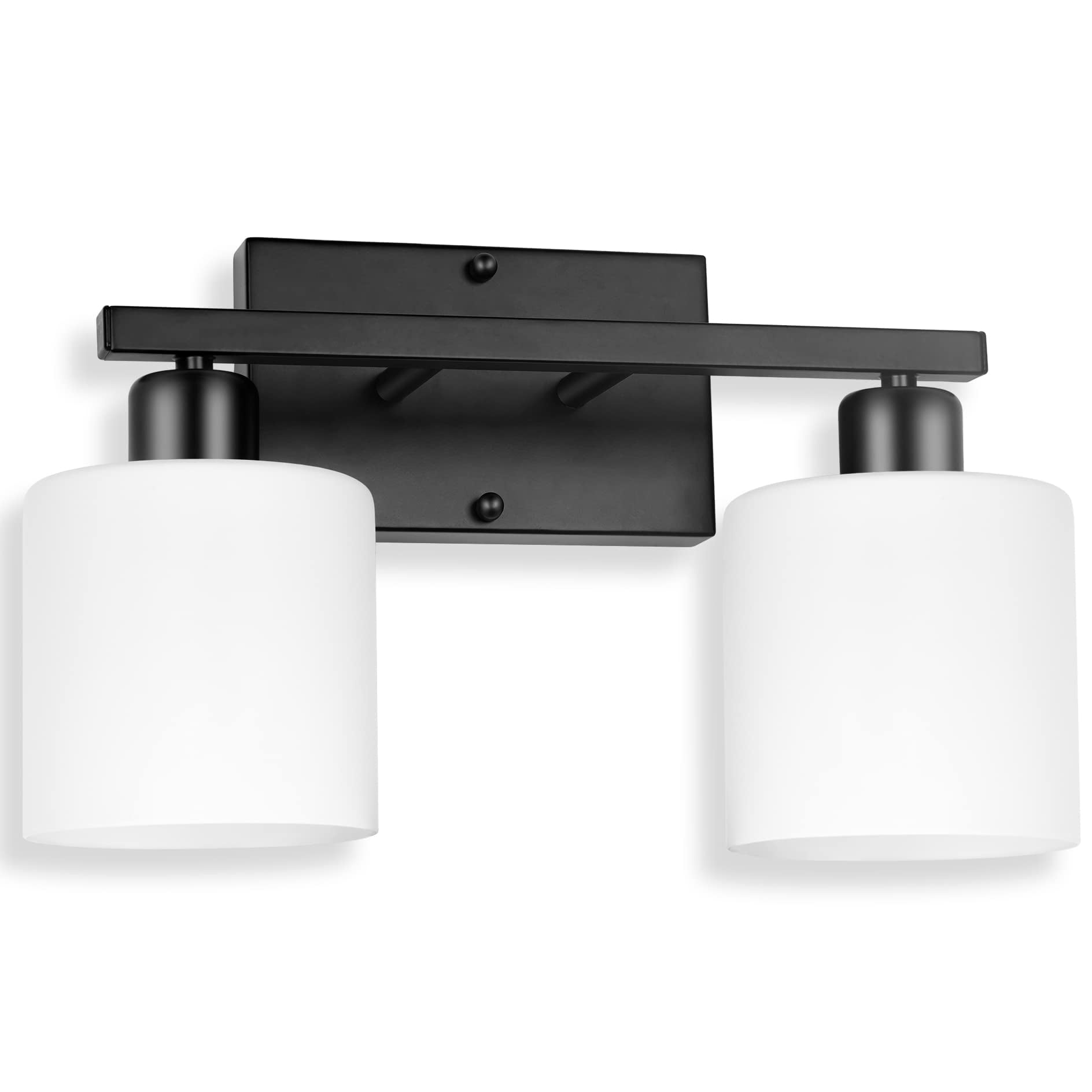 Bathroom Light Fixtures Over Mirror, Antirust Matte Black Vanity