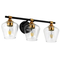Bathroom Lighting Fixtures Over Mirror Vanity Lights For Bathroom Wall Lights Black and Gold  Wall Sconce Lamp.
