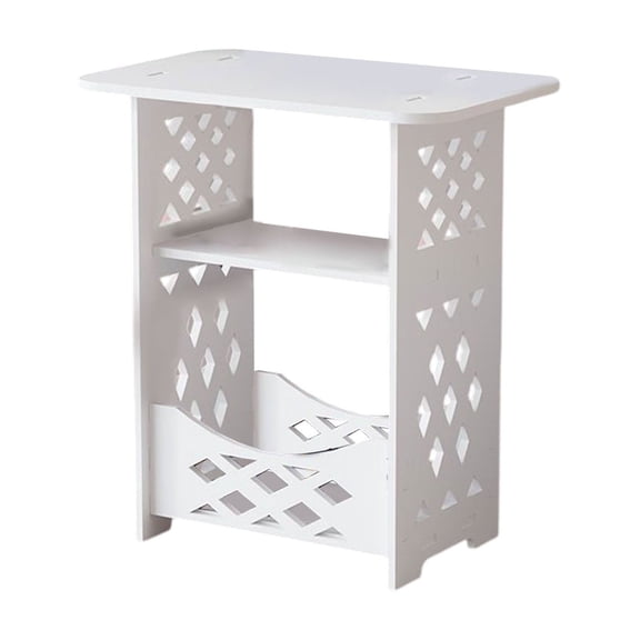 Bathroom Living Room Organizers and Storage Bedside Table Mini Coffee Table Sofa Side Table Small Sized Bedroom Bedside Cabinet Home Storage And Organization Dormitory Easy to Assemble