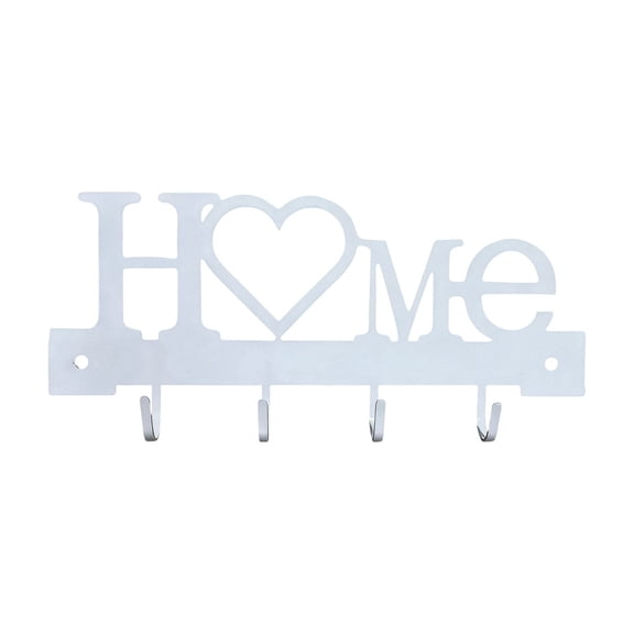 Bathroom Living Room Organizers and Storage HOME Key Rack Wrought Iron Wall Shelving Unit Metal Decorative Hook Rack Entryway Coat Rack Easy to Assemble Shelving Unit