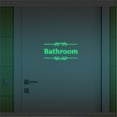 thumbnail image 1 of Bathroom Luminous Sticker Toilet Fluorescent Wall Sticker Removable Sticker, 1 of 4