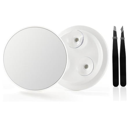 5X Magnifying Mirror With Suction Cup Fixture 5.5" Makeup Mirror