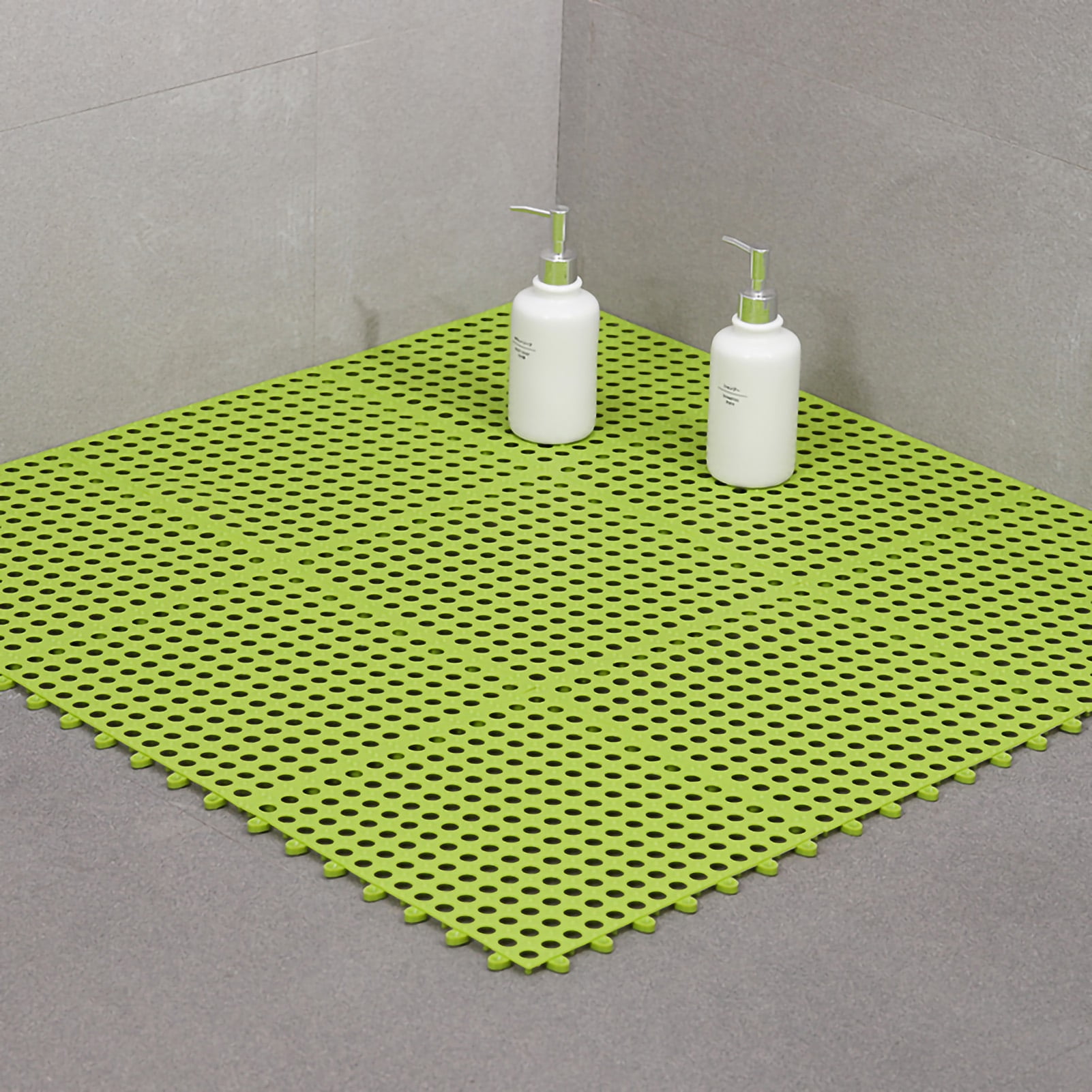 Bathroom Mat 30 X 30cm Prevent Slipping Spliced Comfortable Indoor Bath