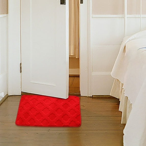 Bathroom Mat under $5! Xqxayjr Solid Color Bath Mat, Super Absorbent Shaggy Rug for Bathroom Entrance, Non-Slip Door Mat for Shower Toilet, Machine Washable Floor Carpet