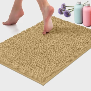 Funny Cat memory foam bath mat, large, 18 x 30