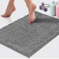 thumbnail image 1 of Bathroom Mat By LuxUrux-Extra-Soft Plush Bath Shower 20 x 30'' Bath Mat,1'' Chenille Microfiber Material, Super Absorbent Shaggy Bath Rug. Machine Wash & Dry, 1 of 9