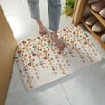 thumbnail image 1 of Bathroom Mat Rug Spring Flower Colorful Summer Floral Green Leaves Bath Rugs Absorbent Non-Slip Door Mats Soft Carpet Washable Doormat for Kitchen Bathroom Entry Way Decor 16x24 In, 1 of 5