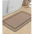 thumbnail image 1 of Bathroom Mat Rugs Large 48x24, Ultra Thin Magic Mat Bathroom Rug Non Slip Bath Rugs Quick Dry Absorbent Bath Mats for Bathroom Floor, (Dark Green, 48"x24"), 1 of 6