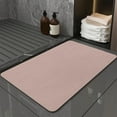 thumbnail image 1 of Bathroom Mat, Super Absorbent Non-Slip Floor Mat, Diatomaceous Earth Quick Dry Rug for Bathroom Sink Kitchen Door, Easy Clean PVC Mat, 1 of 5