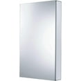 Bathroom Medicine Aluminum, Recessed/Surface Mount, 24" x 40