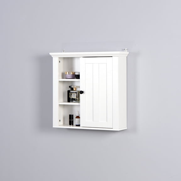 Bathroom Medicine Cabinet | Elegant Design for Toilet and Kitchen Use | High - Quality MDF with Painting | Solves Small - Space Storage Dilemma