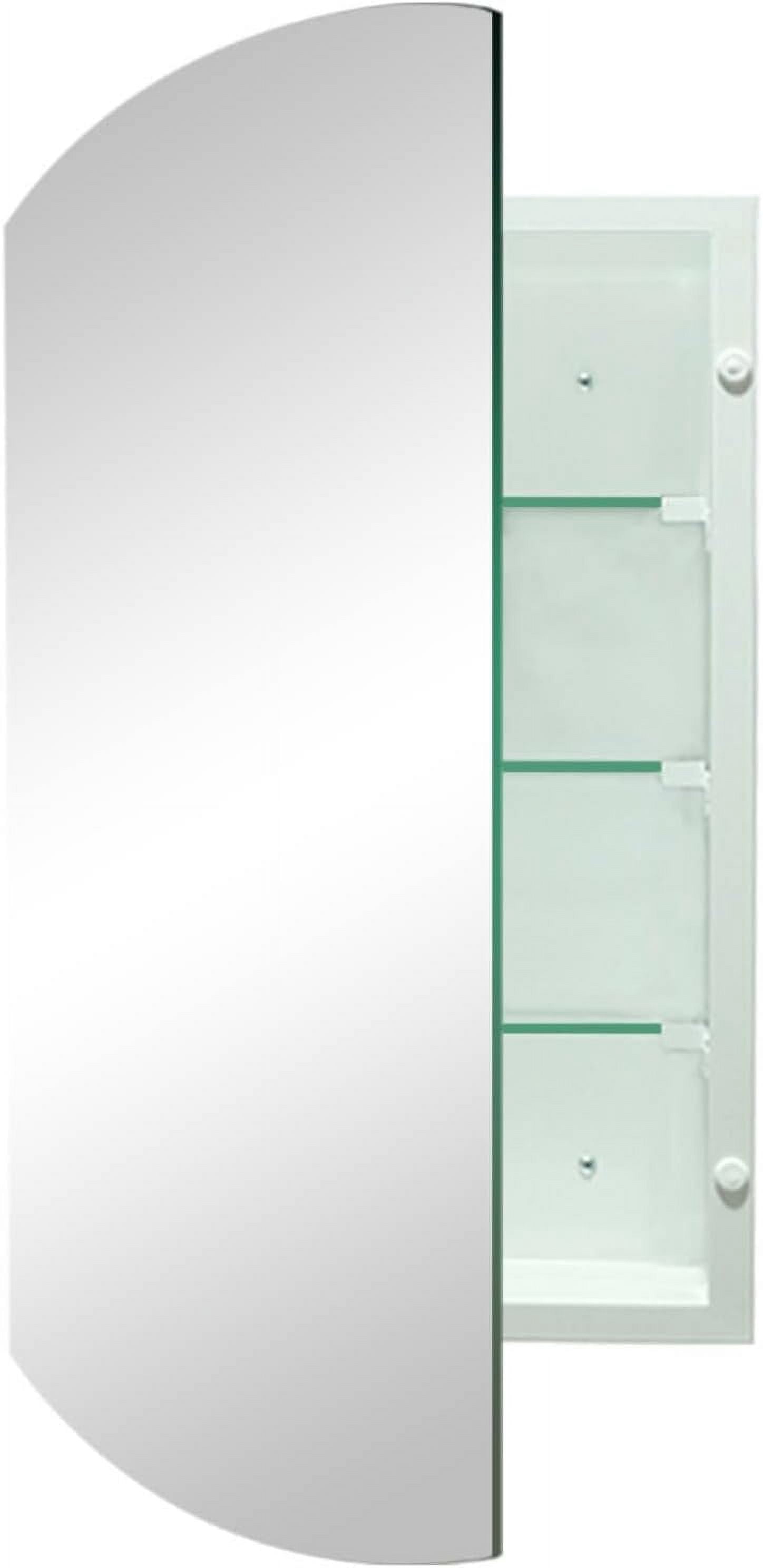Bathroom Medicine Cabinet, Frameless Mirror Cabinet, Recess or Surface ...