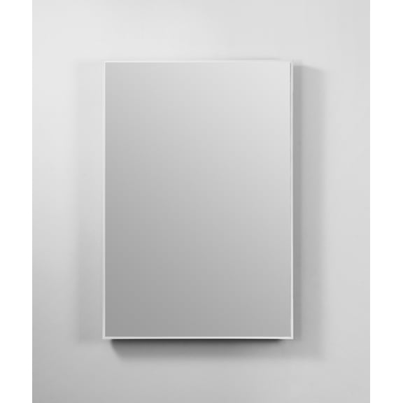 Bathroom Mirror Boffi 24" Matte White Modern Style