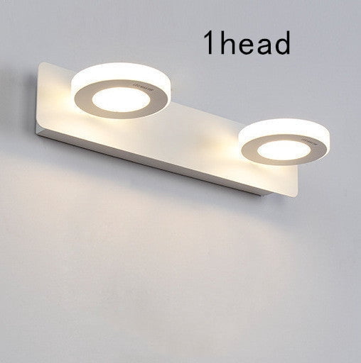Curated visual reference: Neutral Light Fixtures And Decor Reference: Bathroom Mirror Light Simple Modern Led Makeup Lamp Eye Protection