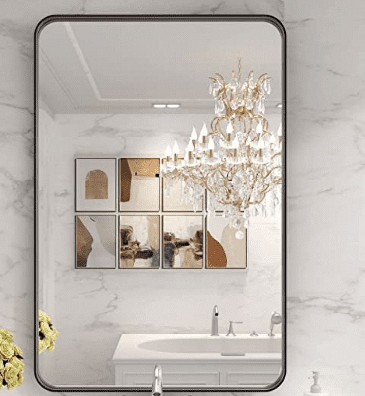 Bathroom Mirror, Stylish WallMounted Rectangular Bathroom Vanity