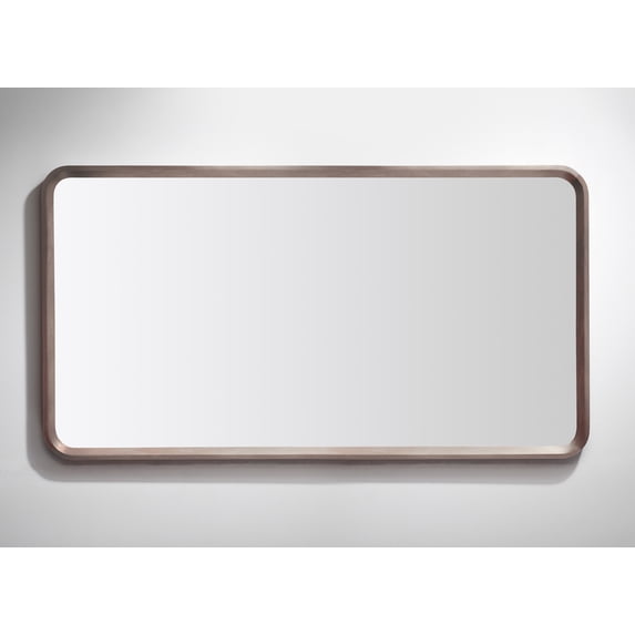 Bathroom Mirror Vela 55" Chestnut Oak Modern Style