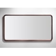 thumbnail image 1 of Bathroom Mirror Vela 55" Dark Walnut Modern Style, 1 of 4