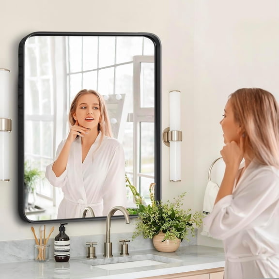 Bathroom Mirror Wall Mirror, Rectangle Vanity Mirrors for Bedroom,30"×22"