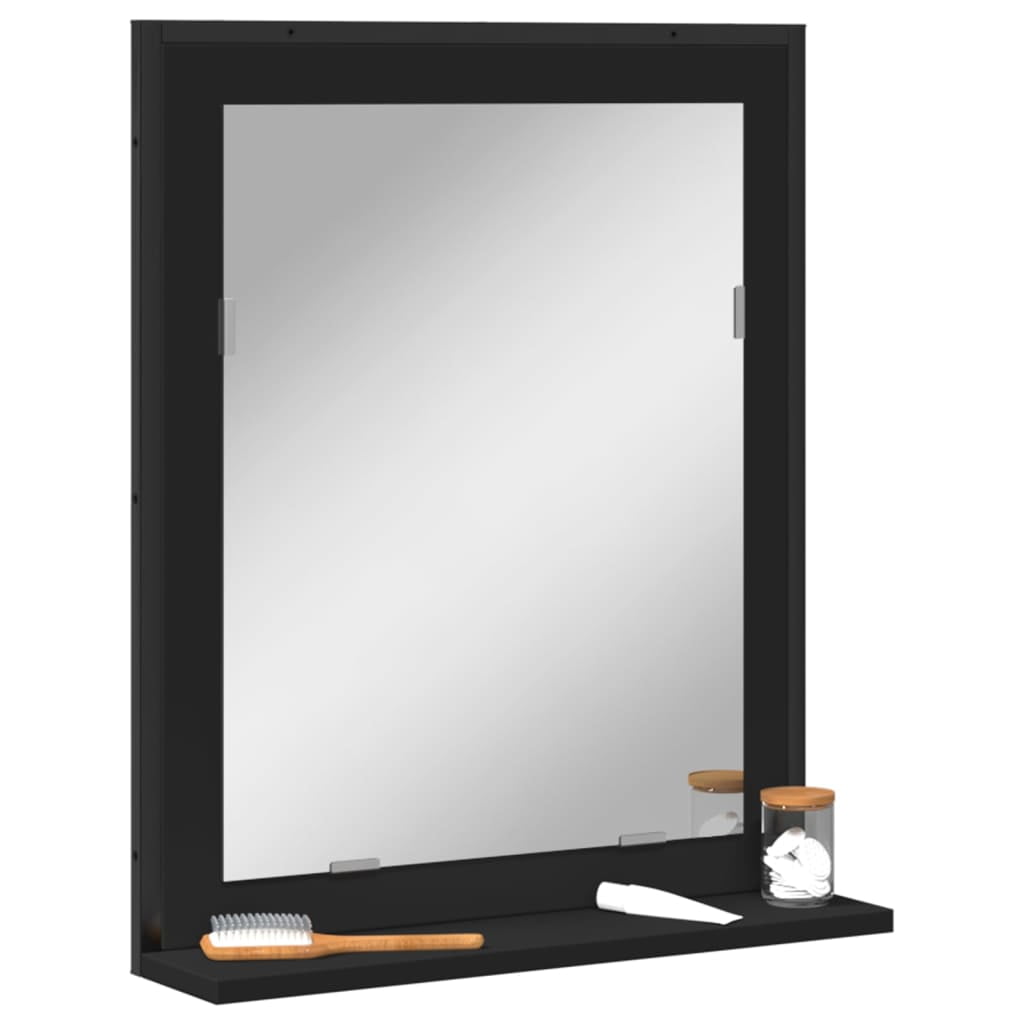 Amazon hmange silver bathroom mirror with shelf vanity mirror clearance