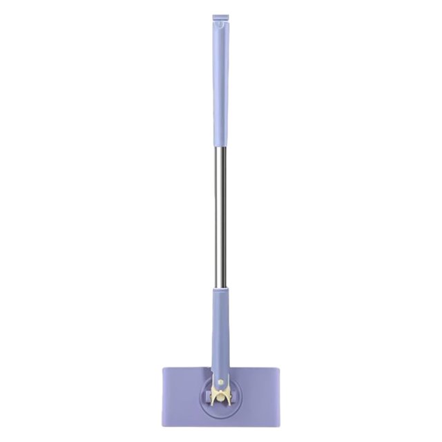 Bathroom Mop Portable Flat Dust Mop with Rotating Heads Lightweight