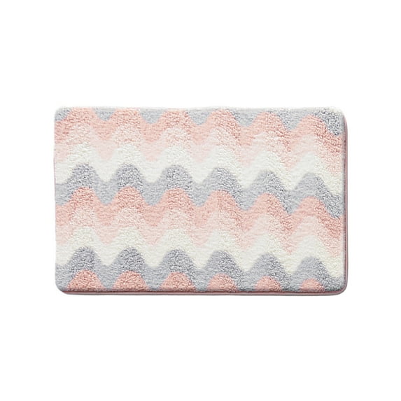 Bathroom Non Slip Mat, Absorbent Floor Mat, Waterproof Entrance Rug, Soft Polyester, Washable, 24x16 Inches, Decorative, Safe, Durable, Multi-Purpose