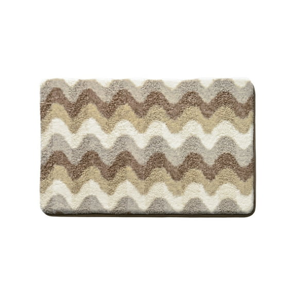 Bathroom Non Slip Mat, Absorbent Floor Mat, Waterproof Entrance Rug, Soft Polyester, Washable, 24x16 Inches, Decorative, Safe, Durable, Multi-Purpose
