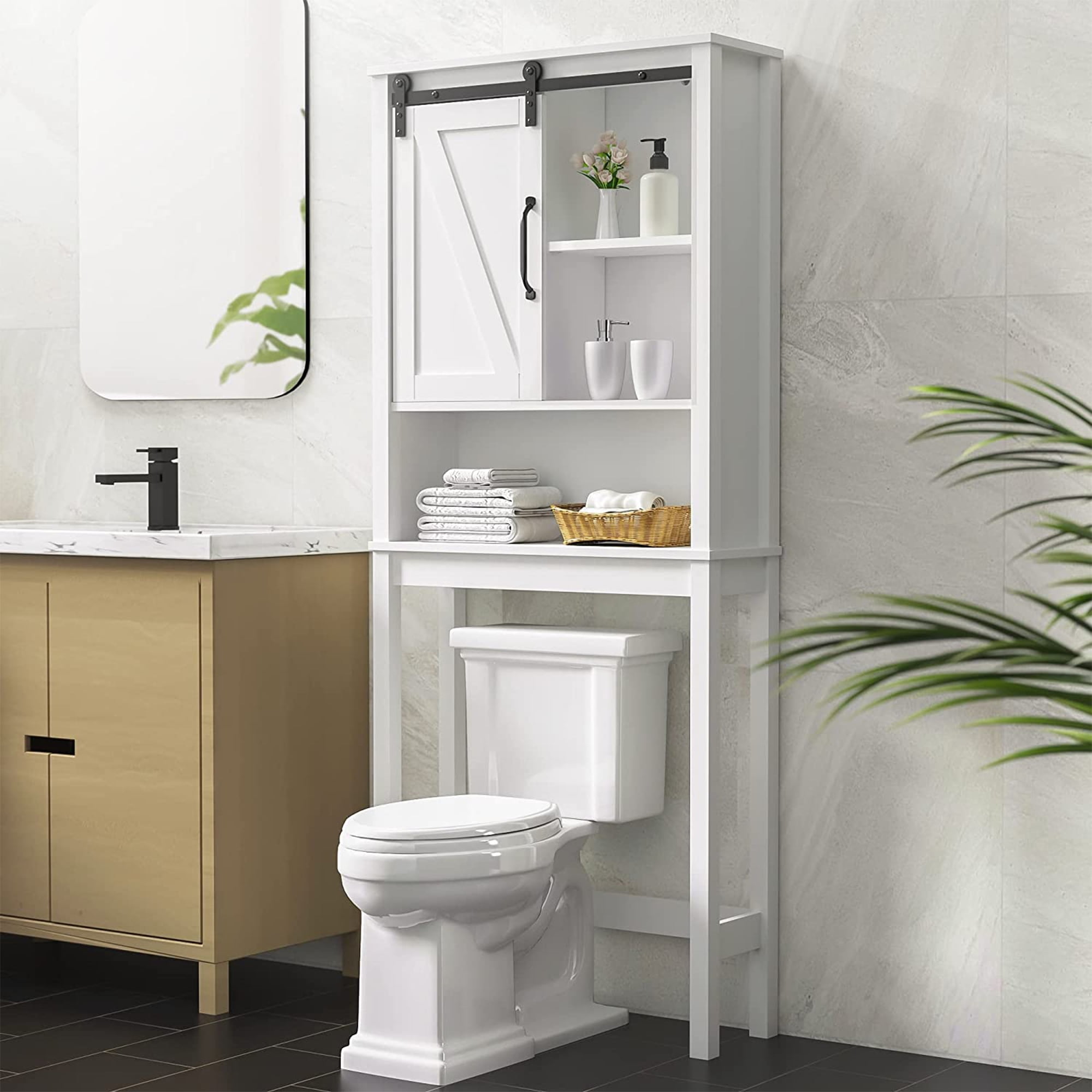 Bathroom Organizer Home OverTheToilet Storage with Inner